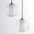 Glass Pendant Lamps, 1960s, Set of 2 For Sale - Image 4 of 14