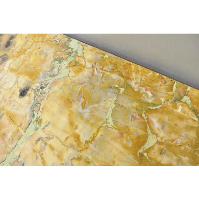 Antique French Baroque Rococo Carved Walnut Marble Top Sideboard Buffet W Drawer For Sale - Image 16 of 18