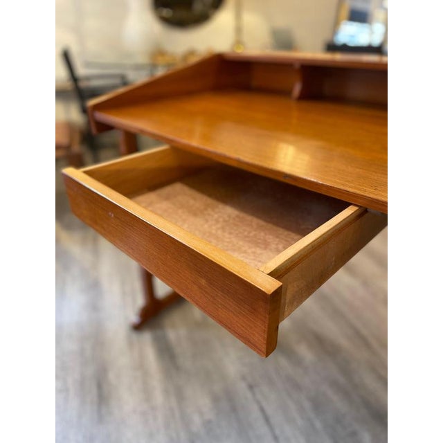 1950s Swedish Teak Writing Desk, Mid-1950s For Sale - Image 5 of 18