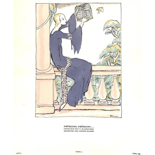 1920s "Styl: Blatter Fur Mode Und Die Angenehmen Dinge Des Lebens" 1922 For Sale - Image 5 of 15