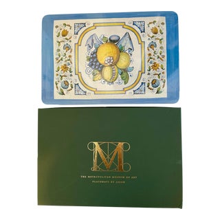 Jason Placemats - “Swiss Tile” Metropolitan Museum of Art Replicas Set of 4 For Sale