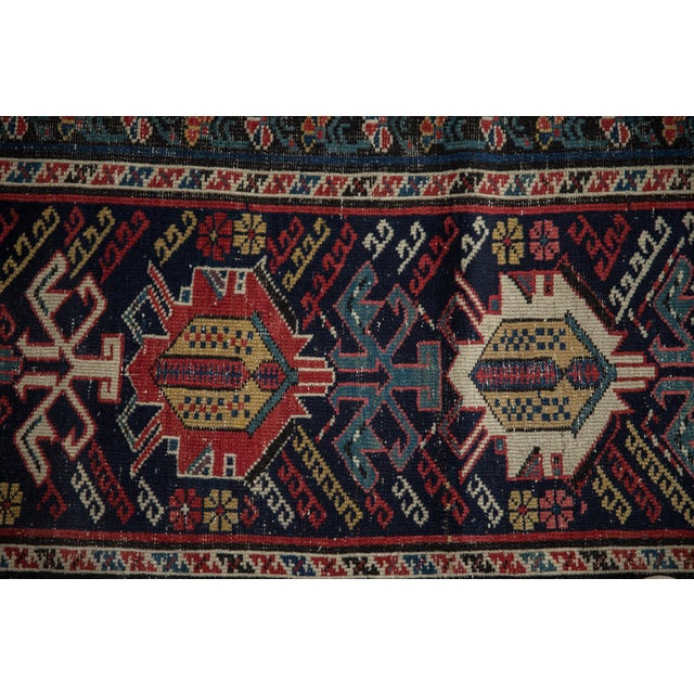 19th Century Antique Shirvan Rug Runner - 3'9" X 12'3" For Sale - Image 5 of 12