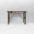 Italian industrial wooden and cast iron console, 1800s Industrial-style console table with a rectangular solid wood top...