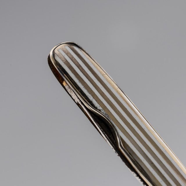 20th Century English Silver & Enamel Desk Accessory Set, 1912 , Set of 3 For Sale - Image 4 of 18