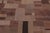 Rug & Kilim Vintage Turkish Rug in Brown With Geometric Patchwork Composition - Rug & Kilim For Sale - Image 4 of 9