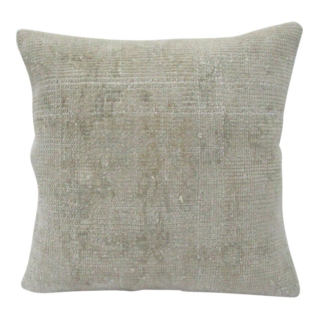 Distressed Faded Pillow Cover For Sale