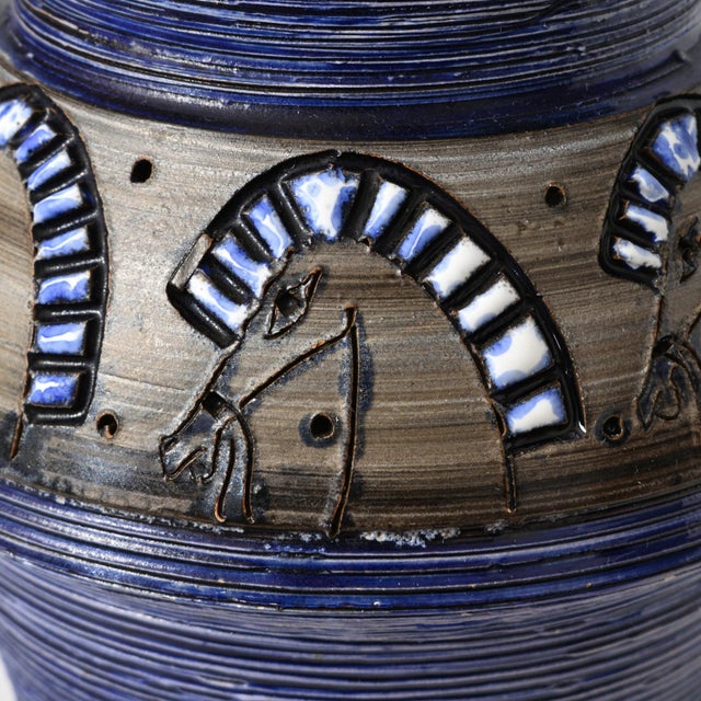 Vintage Italian Horse-Head Vase from Fratelli Fanciullacci, 1960s For Sale - Image 6 of 7