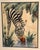 Early 20th Century Pair of Art Deco Zebra Watercolor Gouaches by Shirrell Graves in Verde Frames For Sale - Image 5 of 16