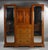 1900 - 1909 Edwardian Mahogany Triple Wardrobe, 1900 For Sale - Image 5 of 12