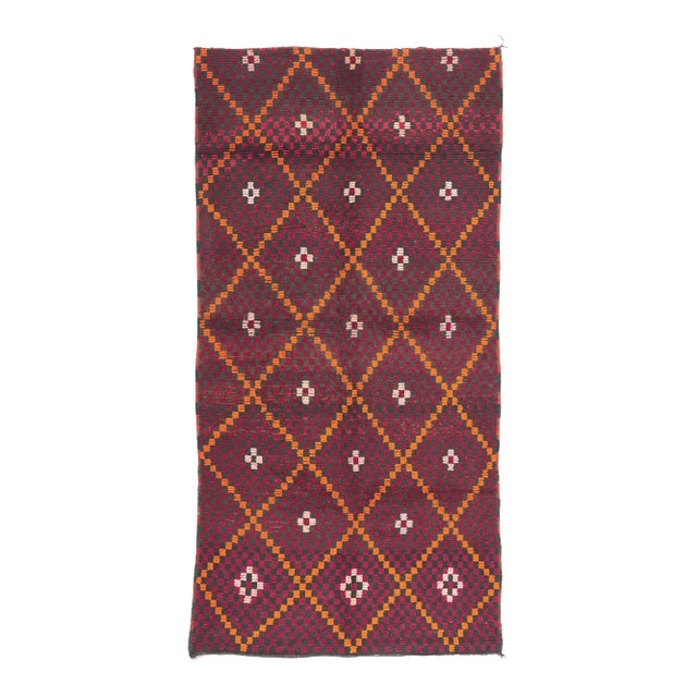 Extra-Long Vintage Talstin Moroccan Rug - 07'01 X 14'06 For Sale