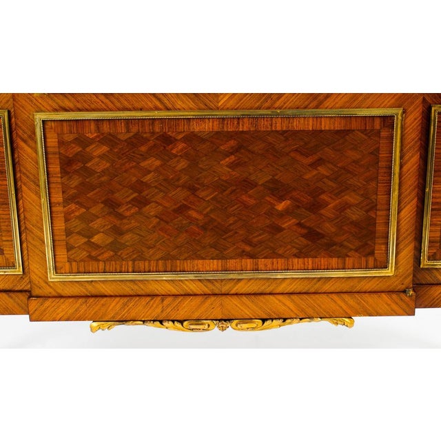 French Parquetry Ormolu Mounted Vitrine Cabinet, 19th Century For Sale - Image 11 of 18