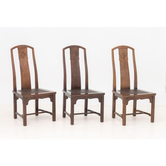 Henredon Chinese Style Mahogany Dining Chairs, 8 For Sale - Image 13 of 18
