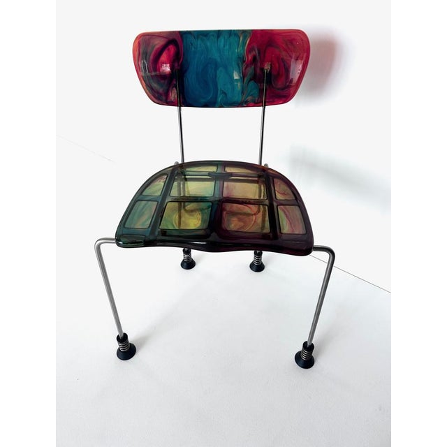 Broadway Chair by Gaetano Pesce for Bernini, 1993 For Sale - Image 12 of 14