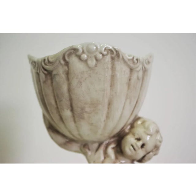 Ceramic Mid-Century Ceramic Cherub For Sale - Image 7 of 15