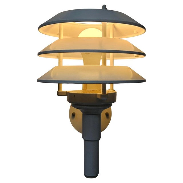 Goldenrod Mid-Century Wall Lamp in the style of Poul Henningsen, Germany, 1970s For Sale - Image 8 of 8