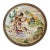 Vintage Chinoiserie Decorative Porcelain Wall Plate Chang'e the Chinese Moon Goddess For Sale