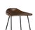 2020s Matthew Izzo Home Tackshop Leather Seat and Iron Base Counter Stool For Sale - Image 5 of 6