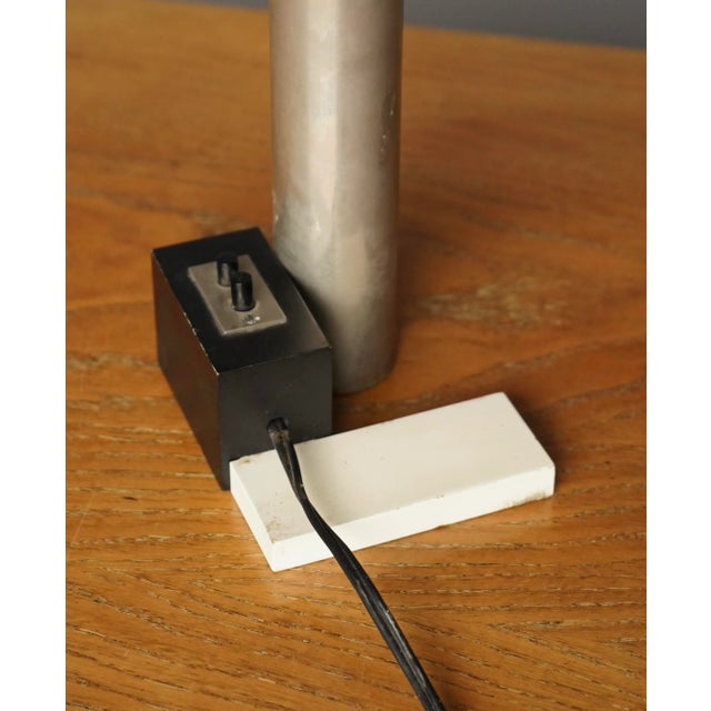 Constructivist Model 3 Table Lamp attributed to Sybold van Ravesteyn, 1970s For Sale - Image 6 of 17