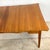 Late 20th Century Vintage Mid-Century Console to Dining Table With Scalloped Top & Brass Sabots, 21”–78”, 1960s For Sale - Image 5 of 18