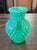 1940s Vintage Fenton Hobnail Uranium Glass Pitcher For Sale - Image 5 of 9