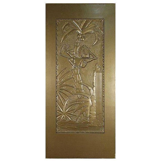 Large 93" Art Deco Style Coco Bongo Gold Door From 1994 the Mask, 2 Available For Sale - Image 4 of 6