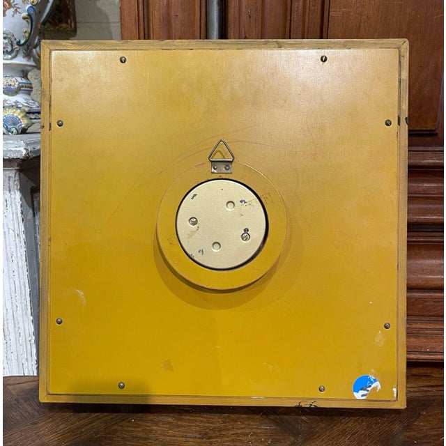 Mid-Century French Louis XV Carved Giltwood Wall Barometer For Sale - Image 9 of 10