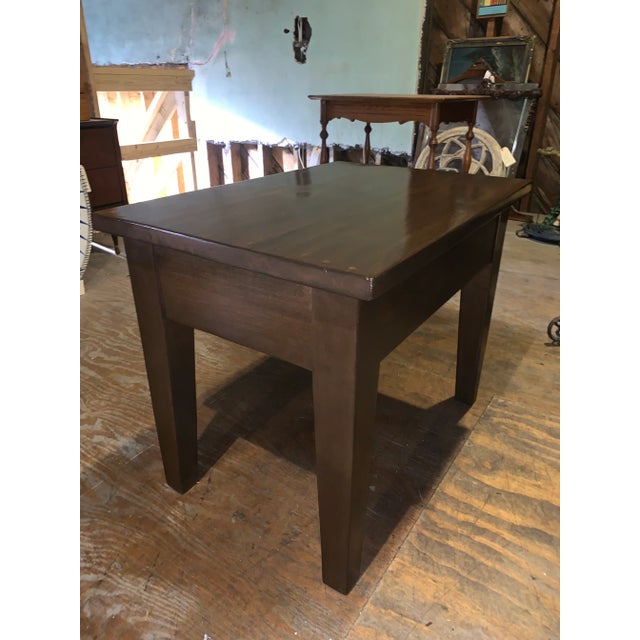 Antique Traditional Pine Dining Table For Sale - Image 9 of 9