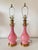 Pair of Rare Pink Murano Glass Lamps - Cenedese Mid 20th Century For Sale In Kansas City - Image 6 of 12