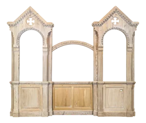 Store Counter in Solid Fir