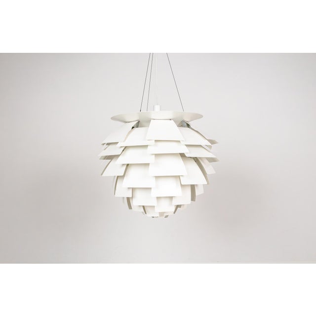 Louis Poulsen Vintage Danish Artichoke Pendant Lamp by Poul Henningsen, 1980s For Sale - Image 4 of 12