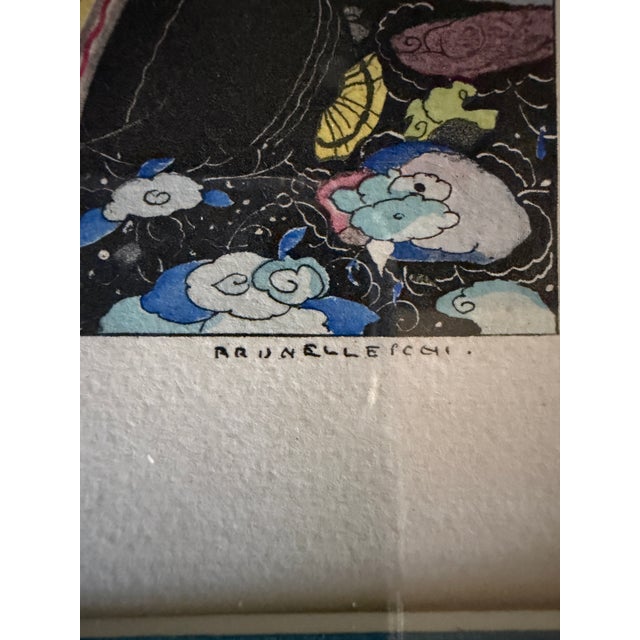 Umberto Brunelleschi Art Deco Nude “Nude Amid Pillows” c.1920s – Framed French Book Illustration For Sale In Houston - Image 6 of 11