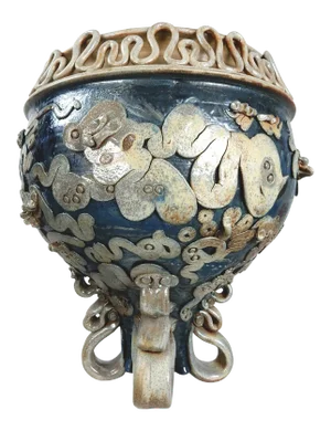 1960s Don Reitz Art Pottery Sculpture Vessel