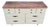 Mid-Century Modern Walnut & Sage Green Lowboy Dresser Professionally Refinished For Sale