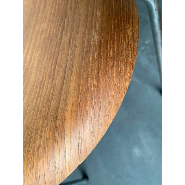 スツール Arne Jacobsen 3170 Teak FRITZ HANSEN Dot Stool 3170 in Teak by Arne Jacobsen for Fritz Hansen