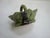 Antique Miniature Majolica Trompe l'Oeil Olives Cabbageware Basket For Sale - Image 4 of 8