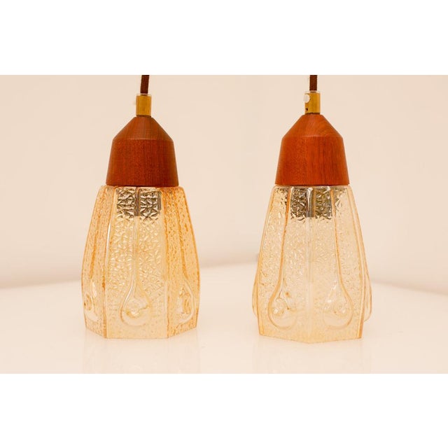 Pendant Lamps in Glass from Pukeberg, Sweden, 1960s, Set of 2 For Sale - Image 13 of 18