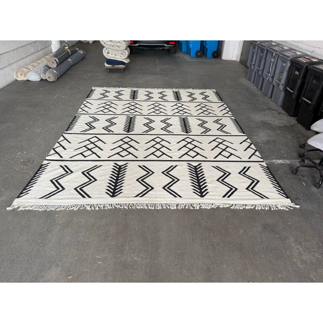 Contemporary 9ft 2in X 12ft 3in Four Hands Coulter Graphic Wool Area Rug For Sale - Image 3 of 12