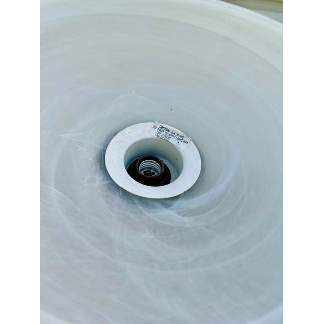 Art Deco Postmodern Torchiere Curvy v Floor Lamp For Sale - Image 3 of 9