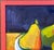 Abstract Vintage William B Hannum Still Life With Pears For Sale - Image 3 of 8