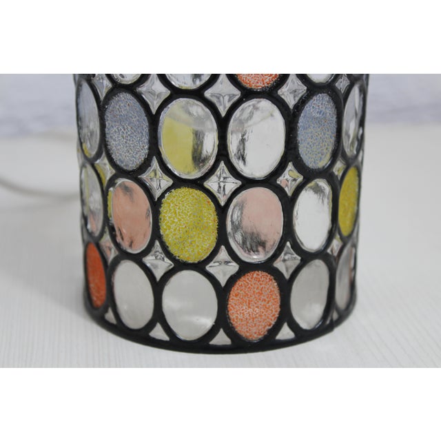 Vintage Glass Pendant Light from Limburg, 1970s For Sale - Image 10 of 12