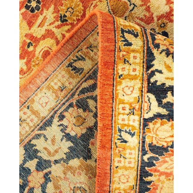Mogul, One-of-a-Kind Hand-Knotted Area Rug in Orange, 6' 1" x 9' 4" For Sale In New York - Image 6 of 8