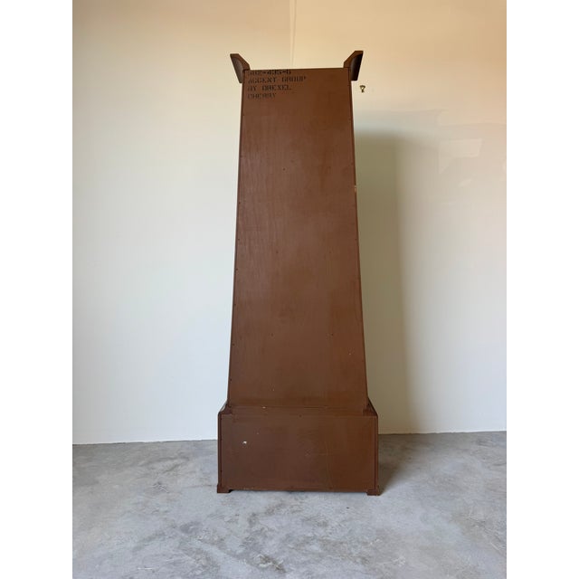 1980s Vintage Drexel Solid Wood Tall Bookshelf With Cabinet Storage/ Sold For Sale - Image 14 of 18