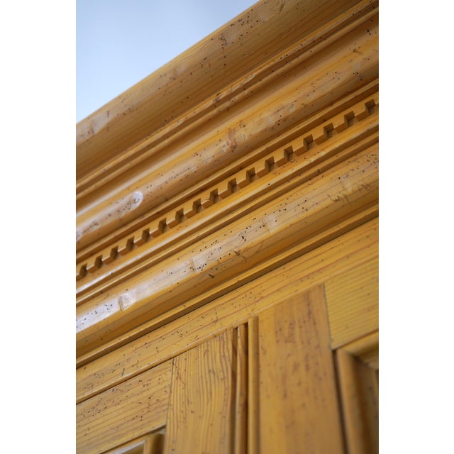 Baker Milling Road English Country Pine Linen Cabinet For Sale - Image 17 of 18