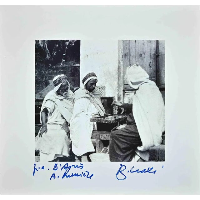 Arab game is an original photolithograph realized in the 1990s by the italian politician bettino craxi. Hand-signed in...