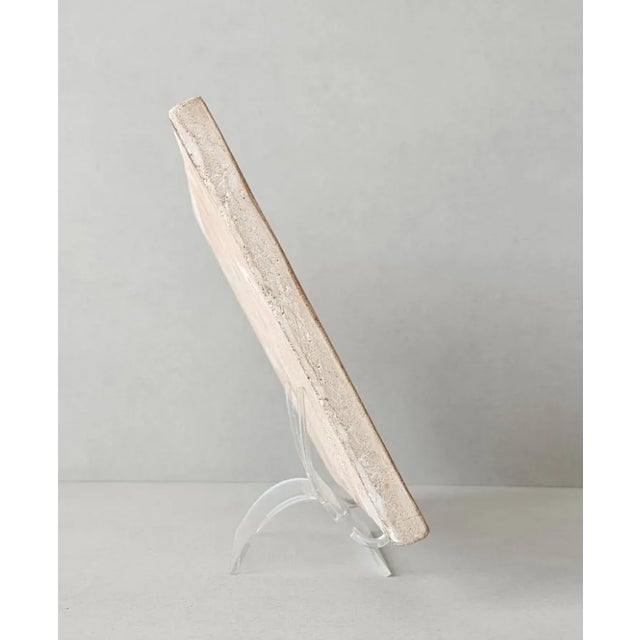 Antique Indo-Persian Qajar Dynasty Ceramic Architectural Wall Tile For Sale - Image 9 of 11