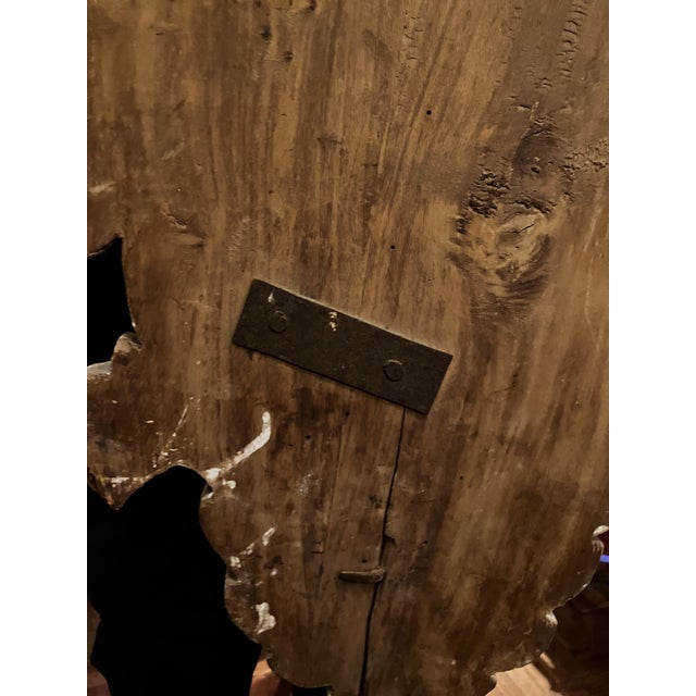 18th Century Rococo Venetian Polychrome and Mecca Lacquered Wooden Wall Sconces with Iron Arms, Set of 2 For Sale - Image 17 of 18