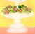 Contemporary Pink Lady Apples White Tiered Fruit Stand Contemporary Still Life Painting For Sale - Image 3 of 5