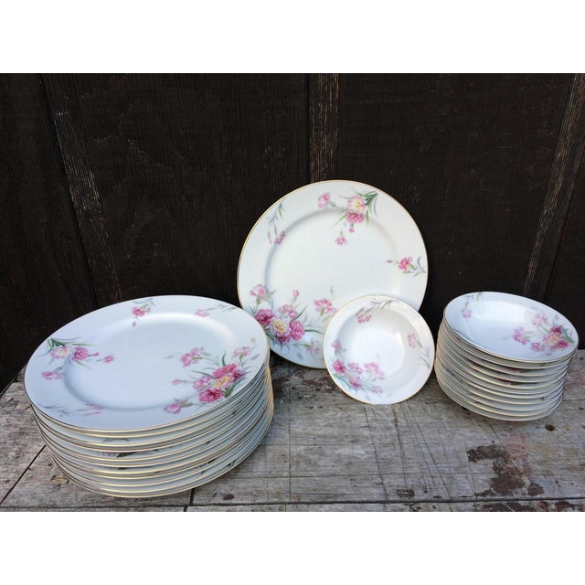 Noritake Pink Carnation China Set 92 Piece Set Chairish