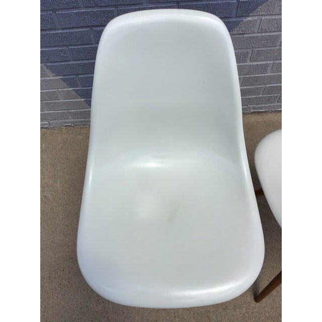 Eames Whole Molded Plastic Dining Chairs For Sale In Denver - Image 6 of 10
