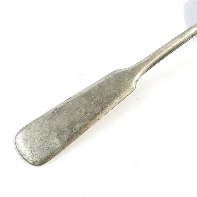 Metal Art Deco Polish Sugar Spoon from Fraget, 1920s For Sale - Image 7 of 9